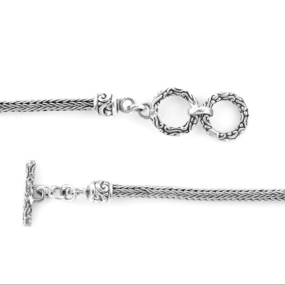 Artisan Crafted Dragonfly Sterling Silver Bracelet - Picture 5 of 6